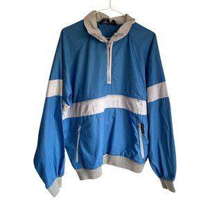 Vintage 70s Pullover Jacket Windbreaker Mens Size XL Spring Harbor